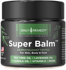 Tea Tree Oil Extra Strength Super Balm - Athletes Foot Cream Combats Ringworm, J