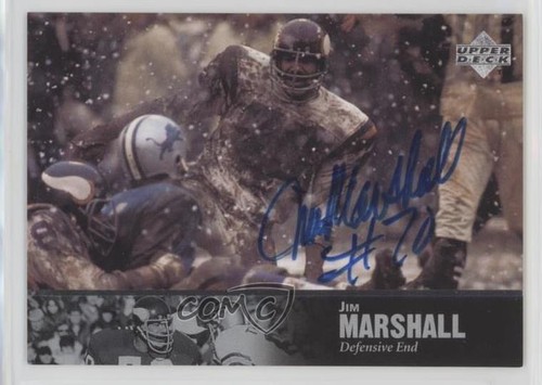Jim Marshall [Autograph] #AL-134 1997 Upper Deck Legends card