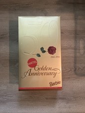 1995 Mattel 50th Golden Anniversary Porcelain Barbie 14479 NRFB