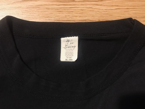 Vintage 1988 USA POW-MIA Logo Military T-Shirt Black Tee Swing Made in USA XL - Picture 3 of 10