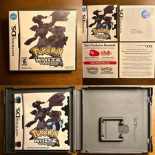Pok mon White Version DS - Authentic Case and Manual Only NO GAME Great Cond