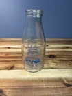 Vintage Milk Time School Bell Rinse & Return Glass Milk Bottle 8 in