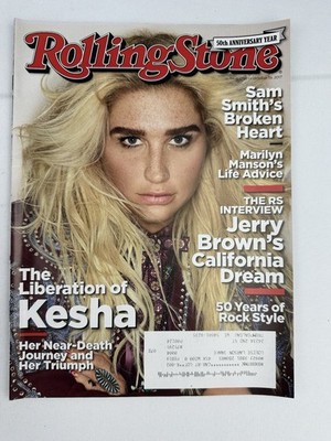 LIBERATION OF KESHA  ROLLING STONE MAGAZINE No 1298 SAM SMITH HARRY STYLES 2017