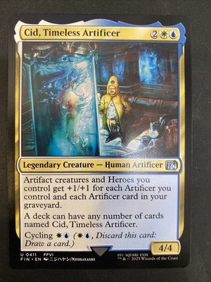 MTG Cid, Timeless Artificer 0411 NM Final Fantasy FIN FREE SHIPPING!