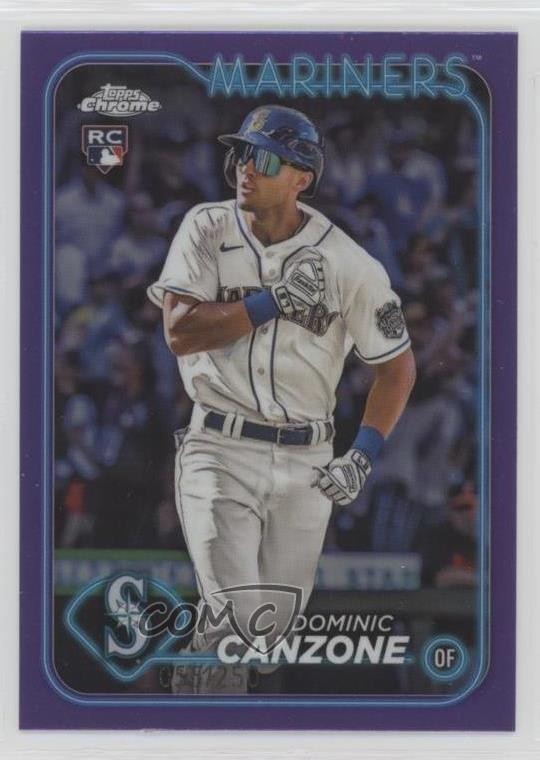 2024 Topps Chrome Purple Refractor 55/250 Dominic Canzone #133 8k4