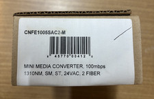 ComNet CNFE1005SAC2-M Media Converter Fiber Singlemode Industrial OB New Open