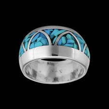 Sterling Silver Navajo Ring   Native American Handcrafted Jewelry   Wide Band...