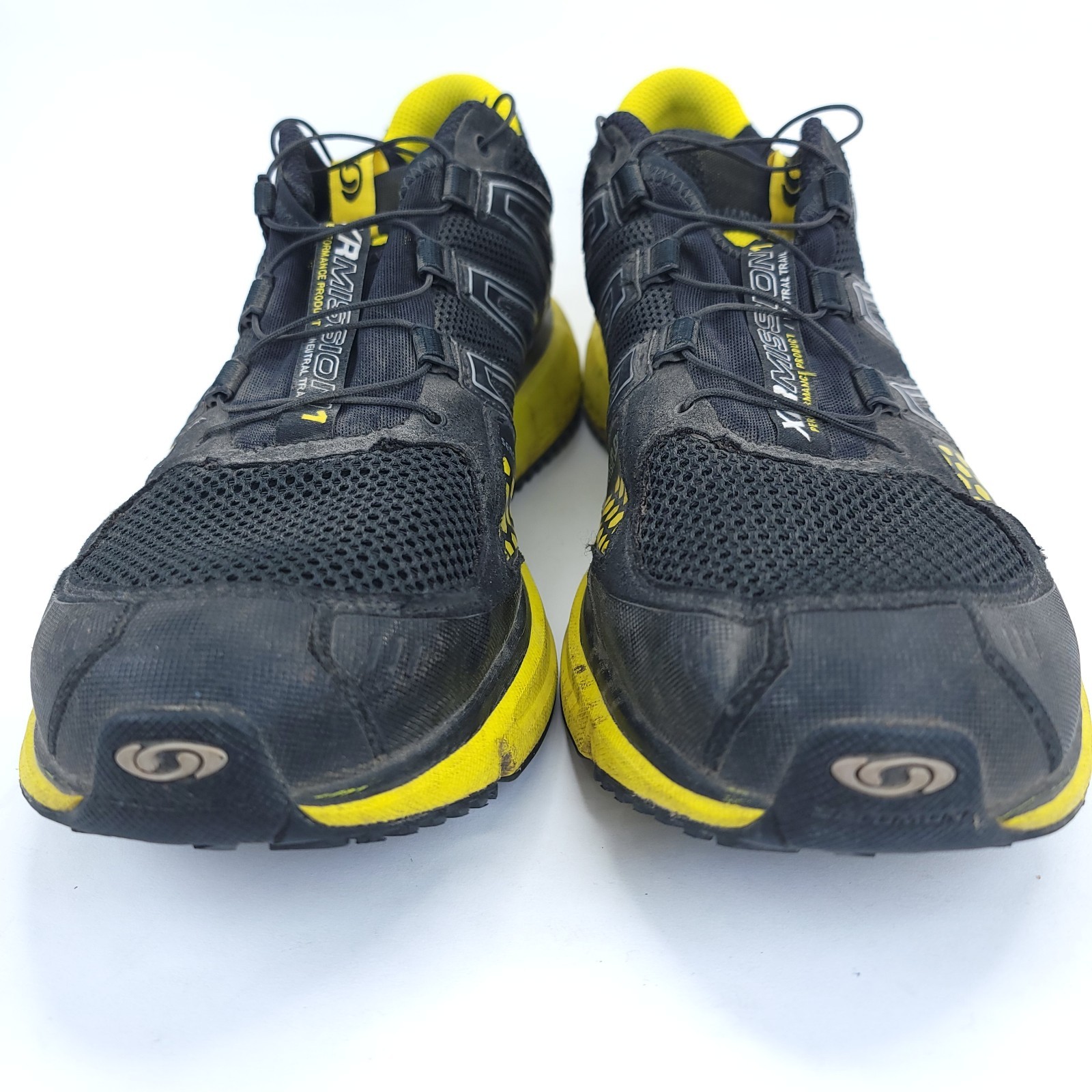 Salomon Xr Mission1 Sneakers Uomo Autentiche Nero Giallo Taglia 13 128445