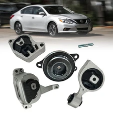 4pcs Engine Motor & Transmission Mount for 2007-2016 Nissan Altima l4 2.5L AUTO