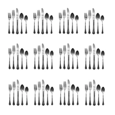 Gorham Nouveau 18/8 Stainless Steel 60pc. Flatware Set (Service for Twelve)
