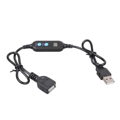 Programmable USB Timer Switching Cord 24H Cycle Restart For Aquarium Light Fan