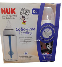 NUK Smooth Flo Pro Anti-Colic Baby Bottle 10 oz 3-Pack-Disney Baby