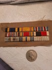 VINTAGE USAAF/USAF AIR MEDAL RIBBON RACK SET w/STARS FOR KHAKIS!!WWII KW MINT! — photo 1