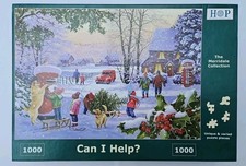House Of Puzzles 1000 Piece Jigsaw - Can I Help? Christmas Sceen- Free Delivery