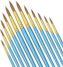 12pcs Round #1, #2, #3, #4, #5, #6, #7, #8, #9, #10, #11, #12, Blue 