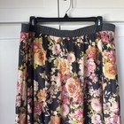 Le Lis - Skirt - Stitch Fix - 2X - Floral - Super Soft - Navy Blue — photo 4