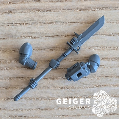 40K Grey Knight Bits | Strike Squad | Force Halberd + Storm Bolter Set (B)
