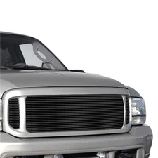 For Ford Excursion 00-04 APG 3-Pc Black 8x6 mm Horizontal Billet Main Grille