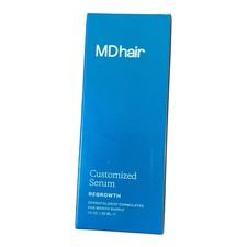 MDhair Customized Serum Regrowth Hair Scalp Health - One Month Supply 1 oz, New