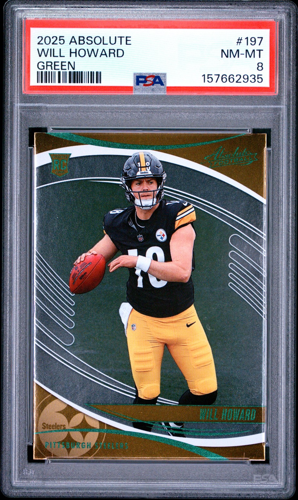 Will Howard Panini Absolute #197 Green