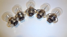 GE LAMPS NO. 1634 NEW LOT OF (5EA)  20 VOLT 20W DOUBLE CONTACT  **NEW OLD STOCK*