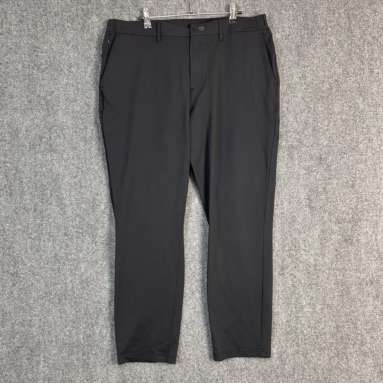 Public Rec Pants Mens 36x30 Black All Day Everyday Slim Stretch Lightweight Golf