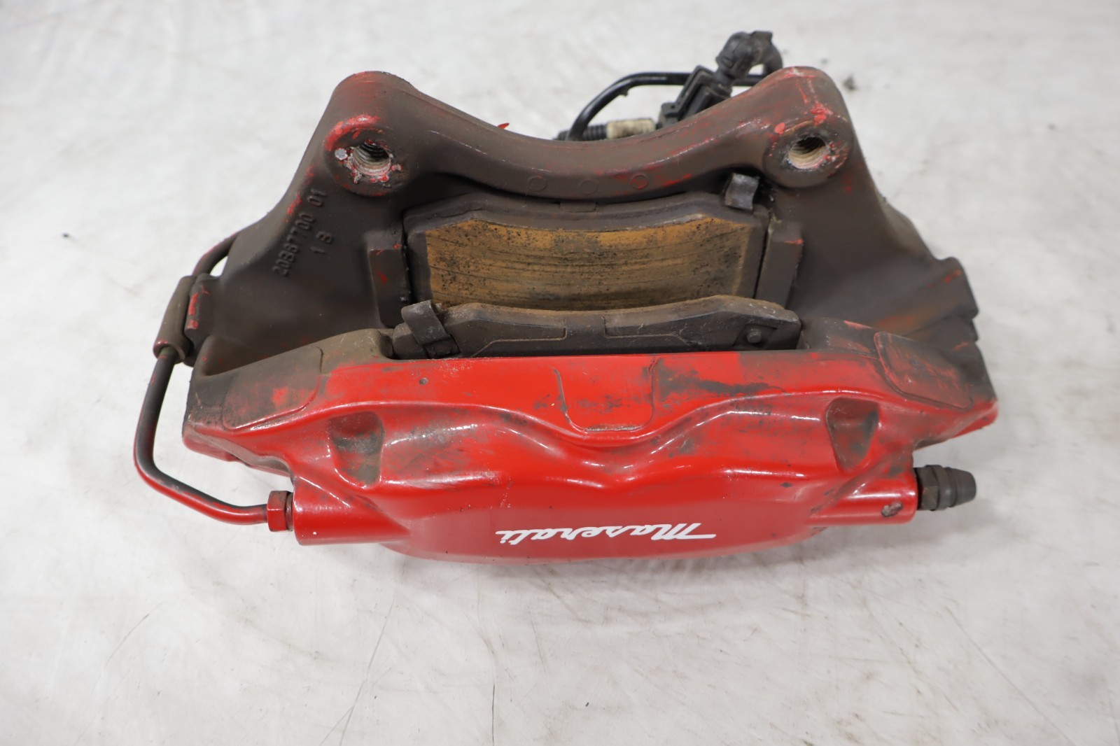 Maserati Ghibli 2014-2024 Rear Right Brembo brake caliper with pads Red