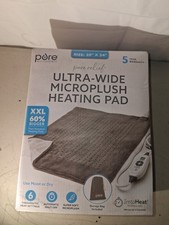 PureRelief XXL Electric Heating Pad by Pure Enrichment Gray