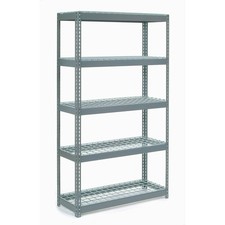 Global Industrial Extra Heavy Duty Shelving 48"W x 12"D x 96"H With 5 Shelves
