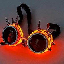 New Cool Cyberpunk Style Glasses Glowing Party Decor Luminous LED Sunglasses