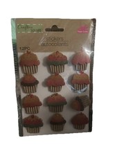 Craft Stickers SK Colorful Stickers 12 Pc Crafters Square Paper Craft Cupcakes
