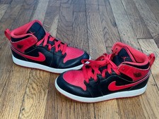 Nike Air Jordan 1 Mid PS Black Red Shoes Alternate Bred DQ8424-060 Size 2.5Y