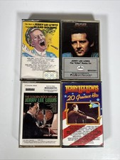 Lot of 4 Jerry Lee Lewis Cassettes 20 Greatest Hits The Killer Rocks Golden Rock