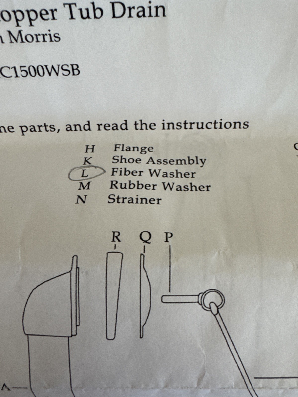 R M Chrome Clawfoot Tub Faucet & Tub Drain Kits With Installation Supplies