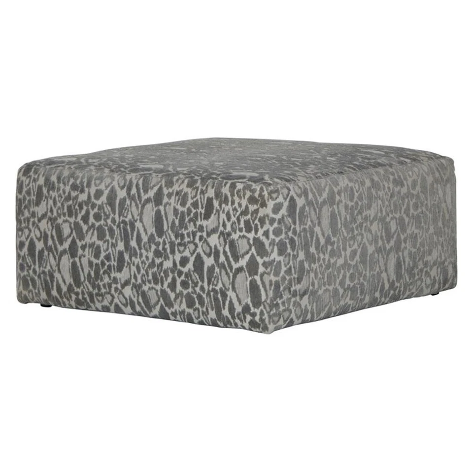Catnapper Jefferson Accent Cocktail Ottoman in Gray Polyester Fabric - Image 2 of 4