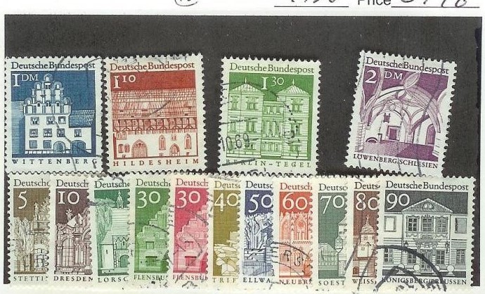Germany #936-956 Compete Set (USED) cv$8.85