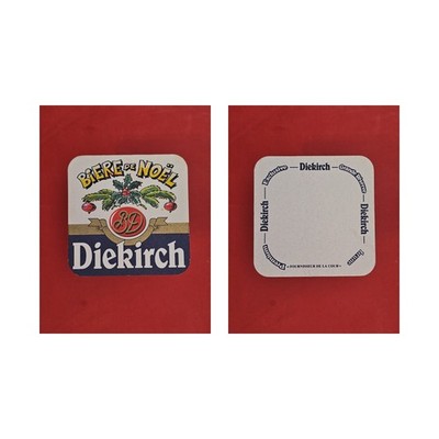 Diekirch Biere de Noel Brauerei Bierdeckel Beermat