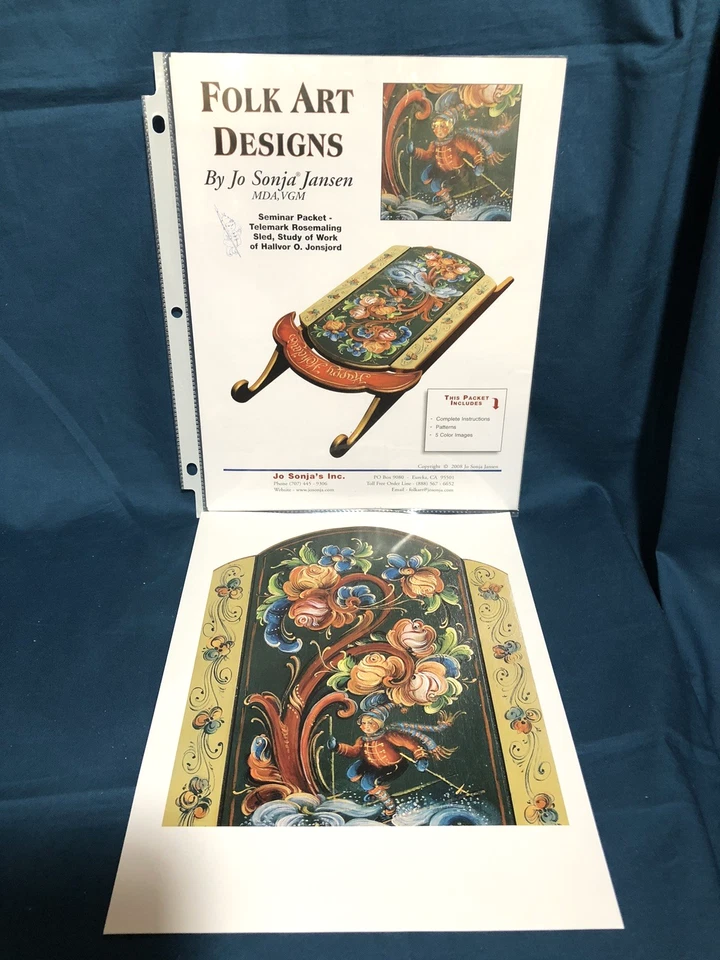 Jo Sonja Lot Of 5 - Telemark Seminar Instruction Packets - Image 2 of 4