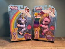 WowWee Fingerlings Alika AND Jojo Interactive Baby Unicorn Toys