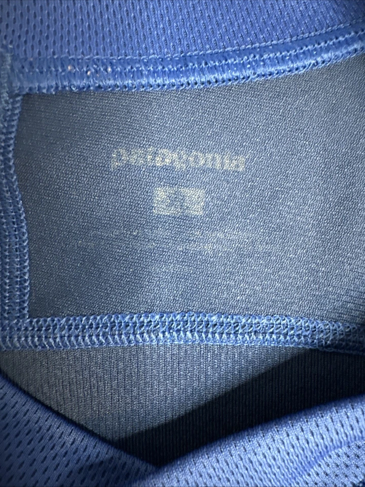 Patagonia Men’s Fly Fishing Sunshade Long Sleeve Shirt Size XL Blue - Image 4 of 4