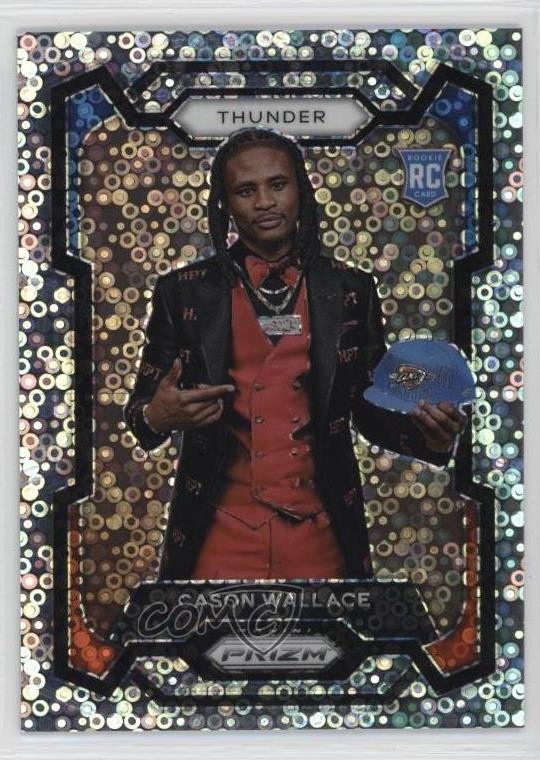 2023-24 Panini Prizm Rookie Variation Fast Break Prizm Cason Wallace #139 0x5i