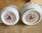 LONGABERGER POTTERY Traditions RED Weave SUGAR BOWL & 4” Coffee MUG Folk XLNT — photo 5