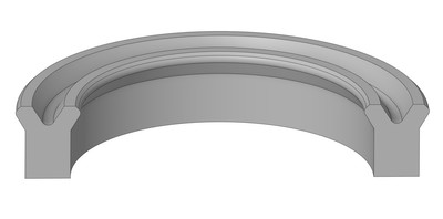 PP US37504250-500 - 4-1/4'' ID X 5'' OD X 1/2'' High U-Seal