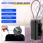 Portable Safe Box 4 Digit Combination Security Case with Removable Wire Reauc