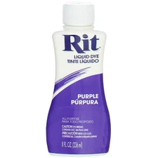4 Pack Rit All-Purpose Liquid Dye, Purple, 8 fl oz