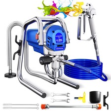 1200W Heavy-Duty Airless Paint Sprayer, 3300PSI High Pressure  1.2L/Min High