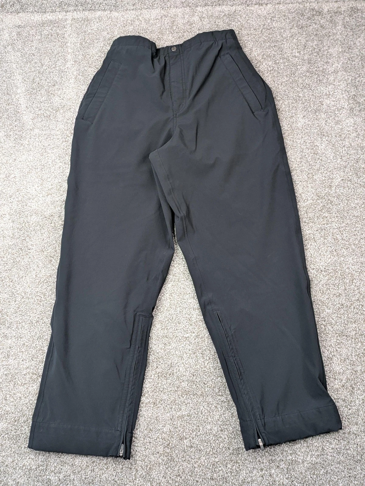 SunMountain Outerwear Pants Womens Medium Black Ski Snow Softshell Zip Cuff