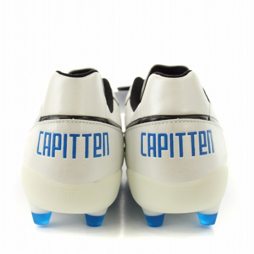 Capiten One Mid Soccer Spikes US9 27cm White Blue Football