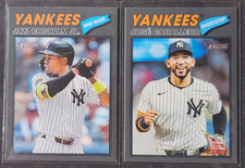 JAZZ CHISHOLM JR./J. CABALLERO 2026 Topps Heritage DARK GRAY BORDER #222 YANKEES