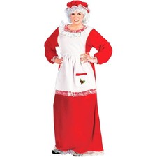Plus Size Traditional Claus Fancy Dress Costume for Women for